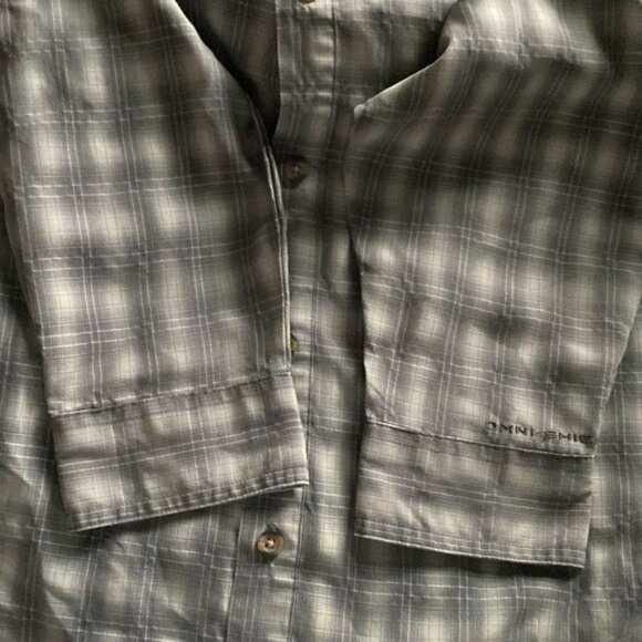 Columbia Omni-Shield Plaid Long Sleeve Shirt M - Picture 16 of 16